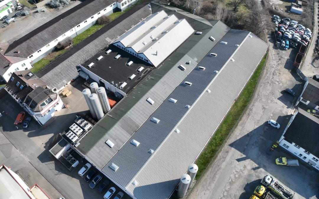 Drohnenvermessung einer 5.000 m² Dachfläche in Bad Salzuflen