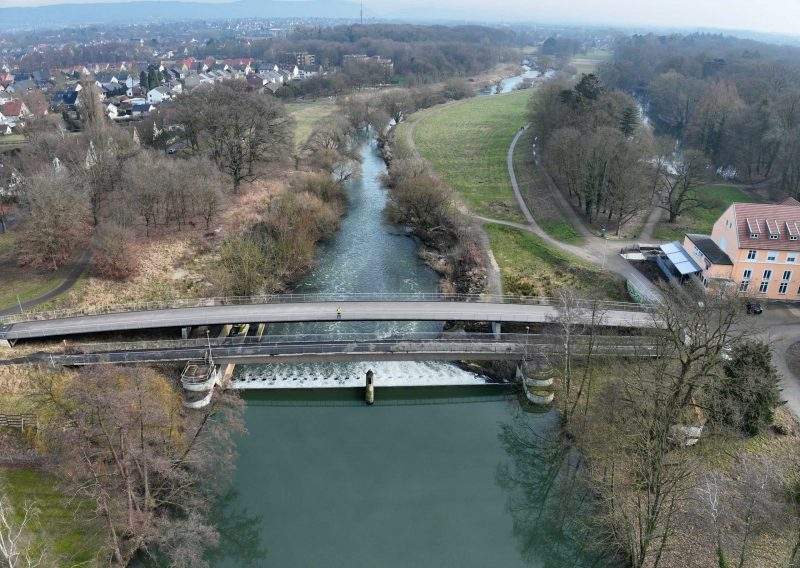 Drohnenvermessung der Werre in Bad Oeynhausen