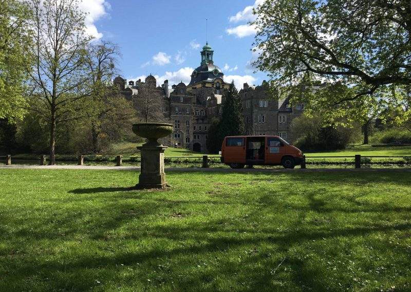 Bestandsplan für den Schlosspark von Schloss Bückeburg