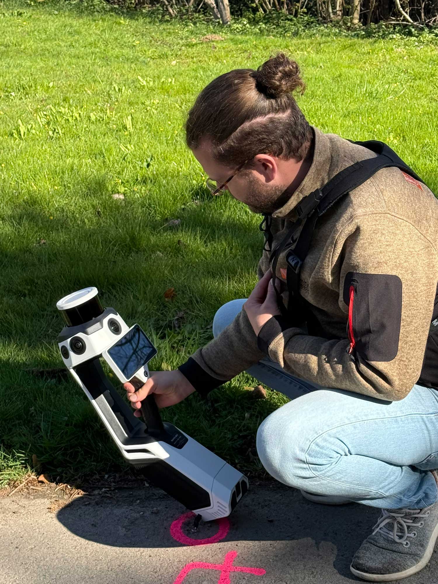 Malte-NavVis-Scanner Referenzkugeln zur Registrierung von 3D-Laserscans im Transportkoffer