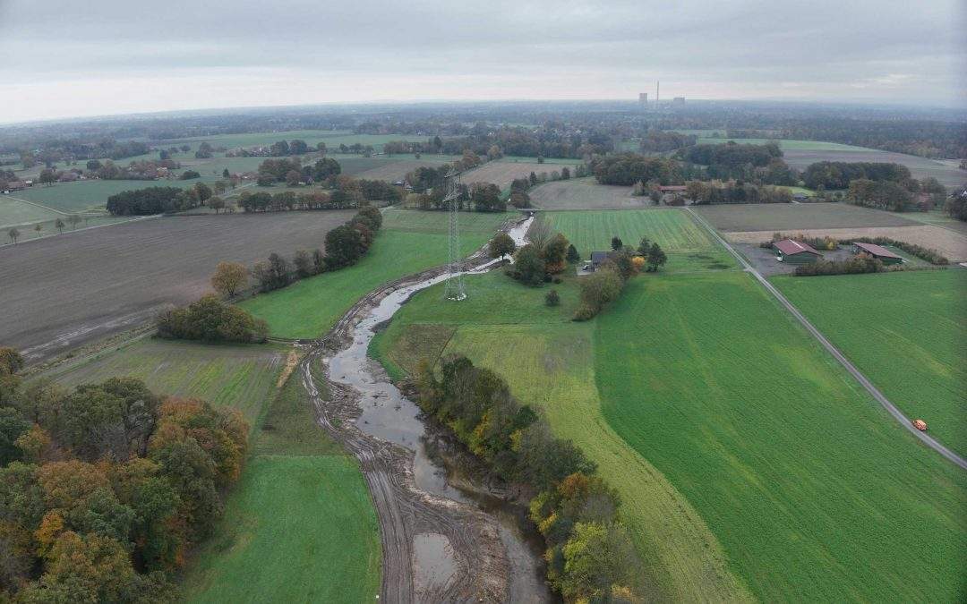 Drohnenvermessung der Ösper in Petershagen-Masslingen