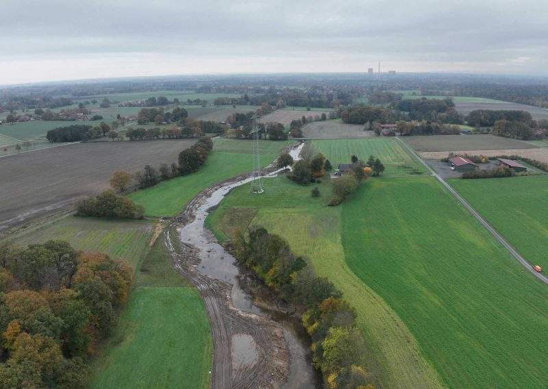 Drohnenvermessung der Ösper in Petershagen-Masslingen