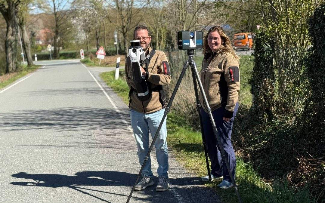 3D-Laserscanning für den Straßenausbau in Lage-Ohrsen